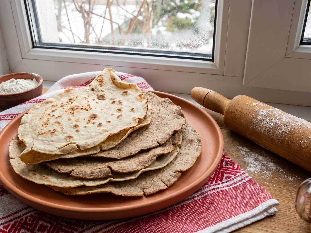 Zhylianyky (жиляники, dry lenten flatcakes) - Chef Lesia