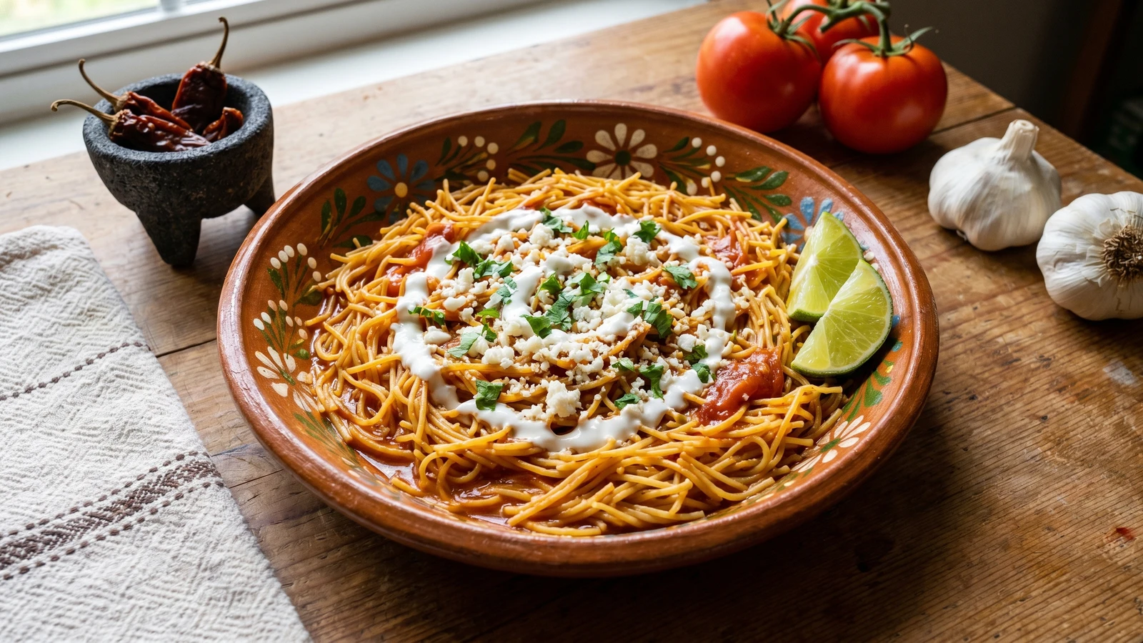 Sopa Seca de Fideo Jalisciense