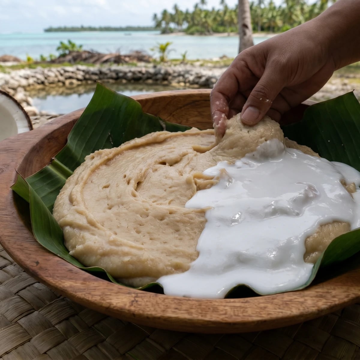 Mā (Tuvaluan Fermented Breadfruit Keeping-Paste)