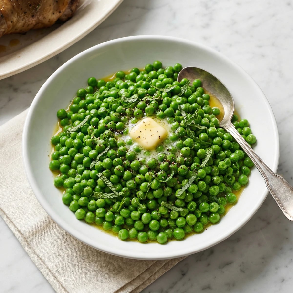 Minted Peas with Butter