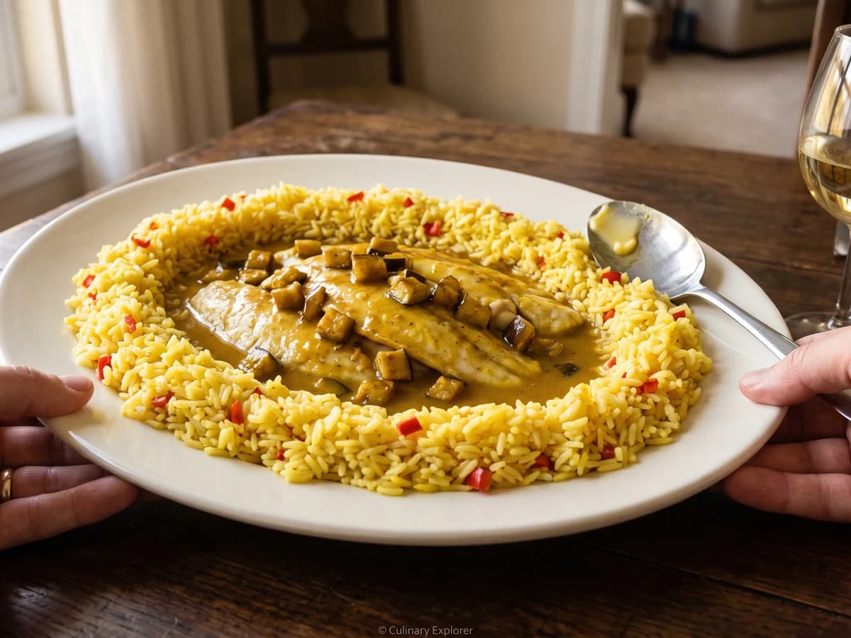 Filets de Soles en Pilaw à la Levantine - Chef Juliette
