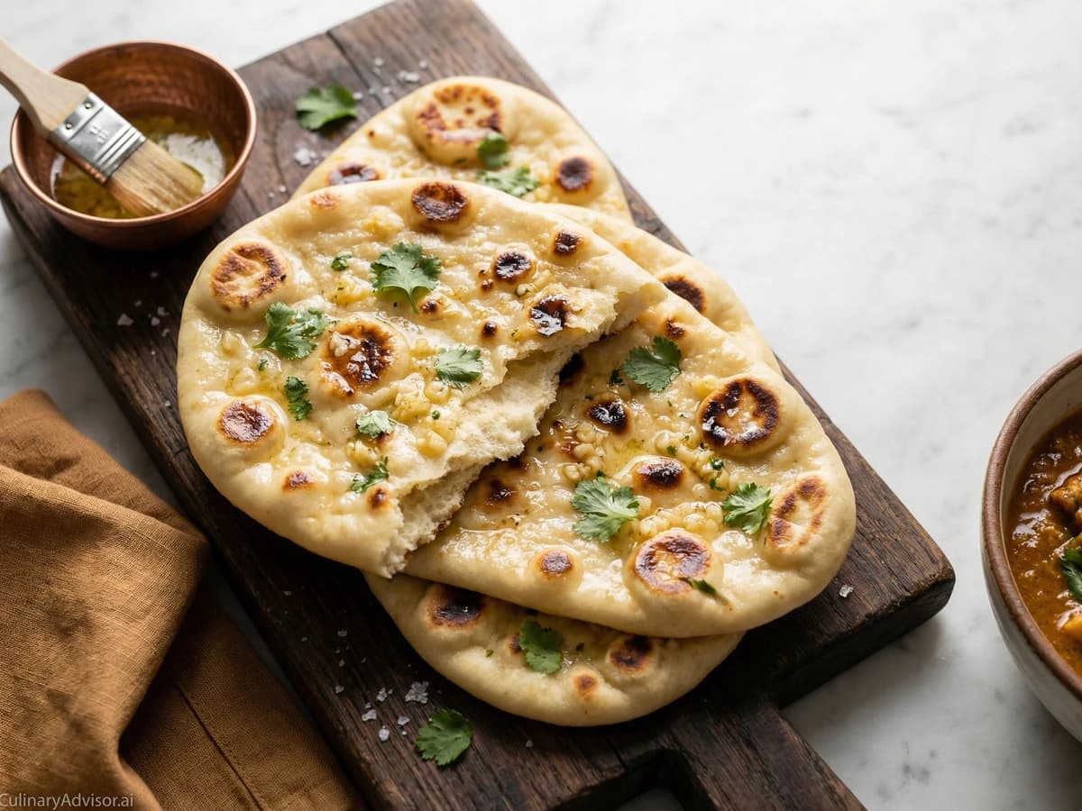 Garlic Naan - Chef Dean