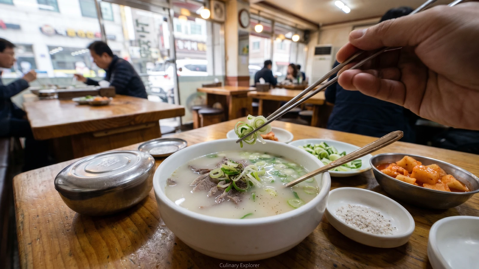 Seolleongtang (Ox Bone Soup)