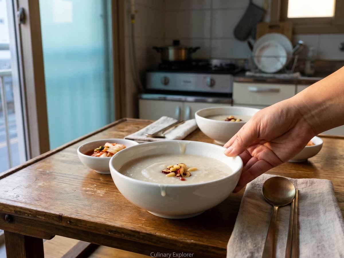 Yulmu-juk (Job's Tears Porridge) - Chef Jeong-sun