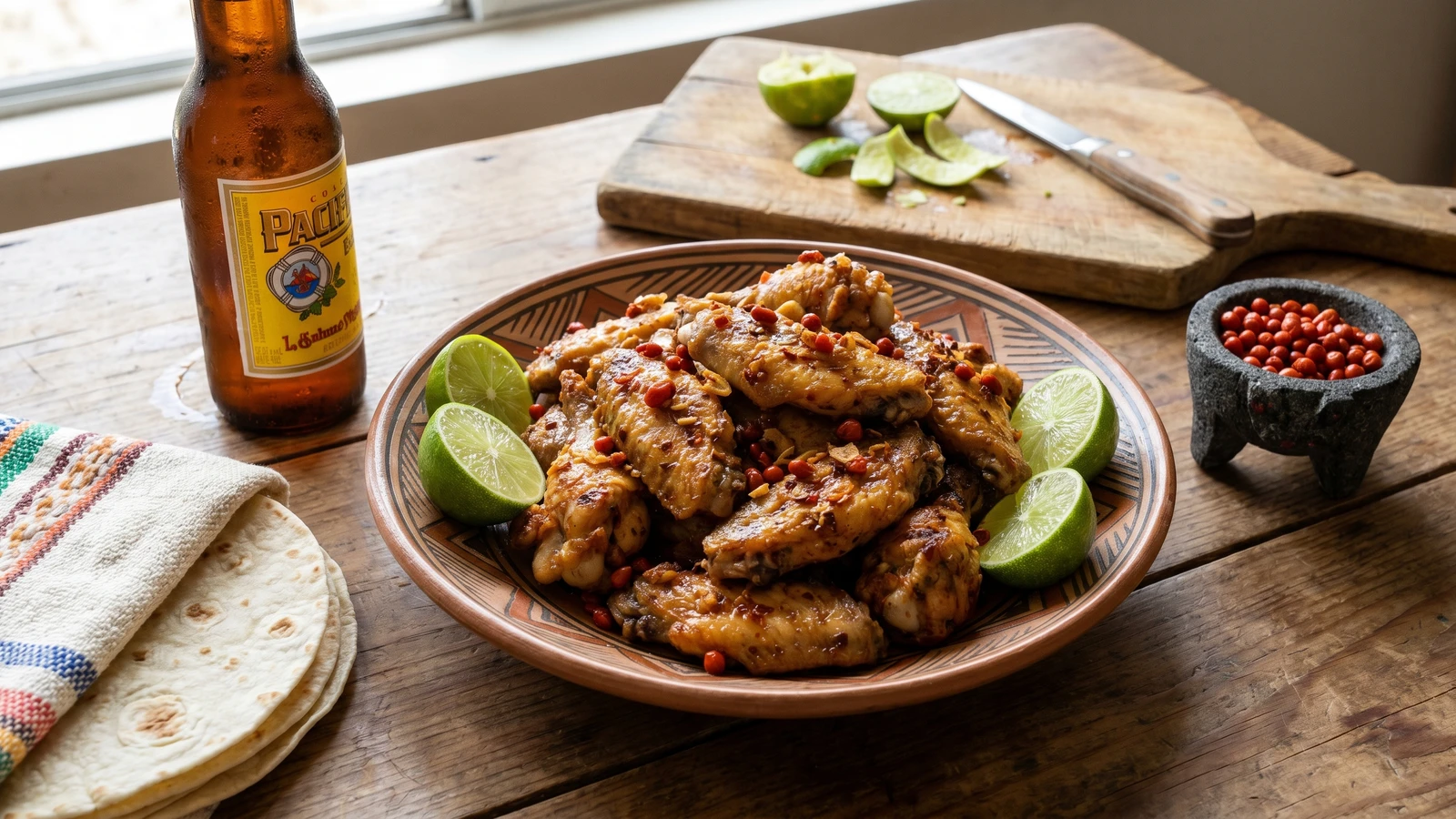 Alitas al Chiltepín Estilo Sonora