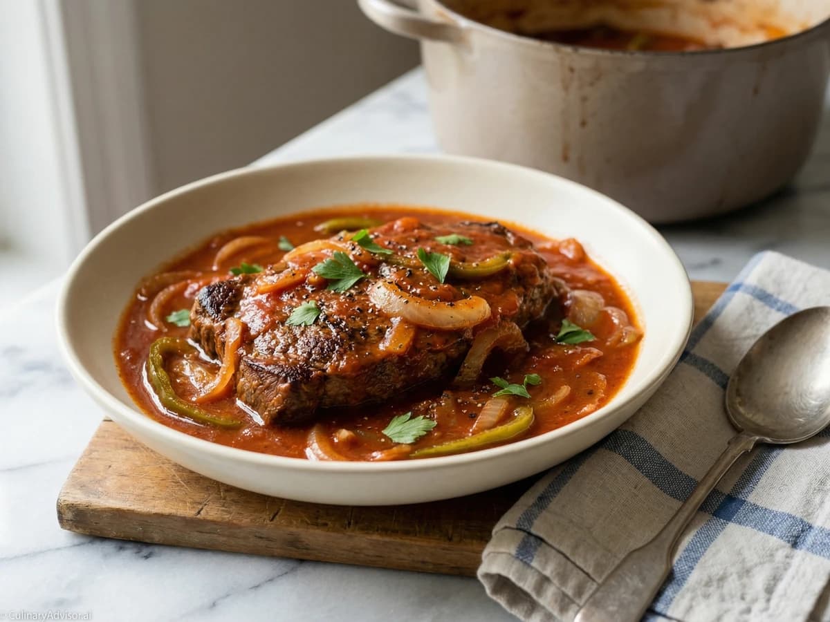 Swiss Steak in Tomato Gravy - Chef Dean