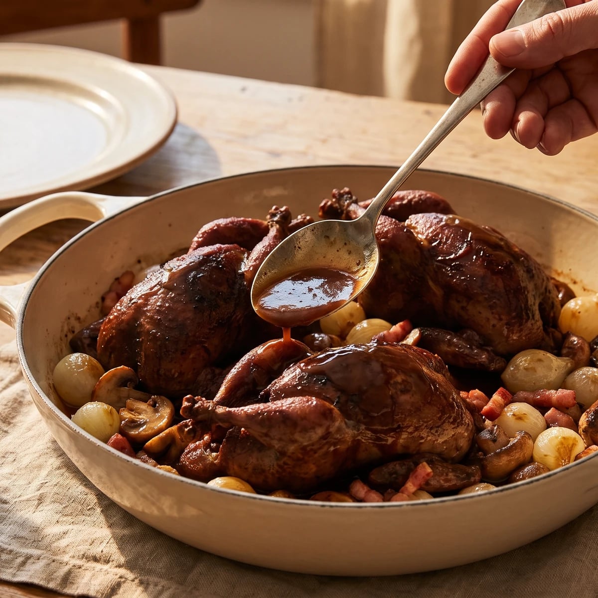 Pigeonneaux en Compote