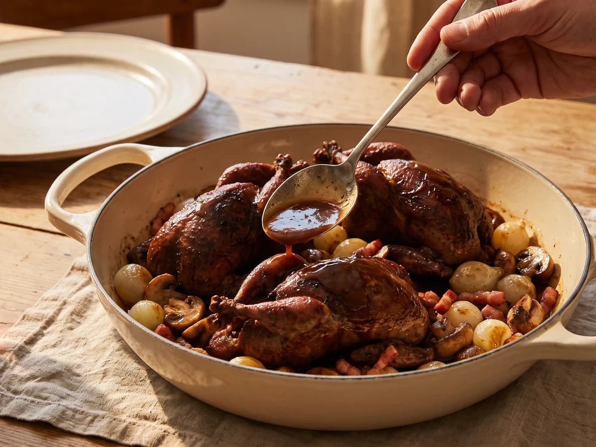 Pigeonneaux en Compote