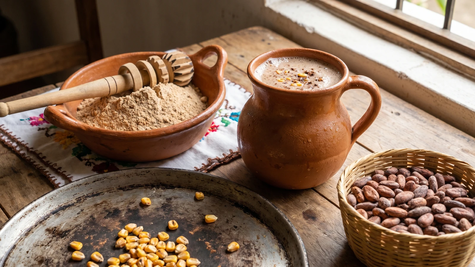 Polvillo Tabasqueño (Toasted Maize and Cacao)