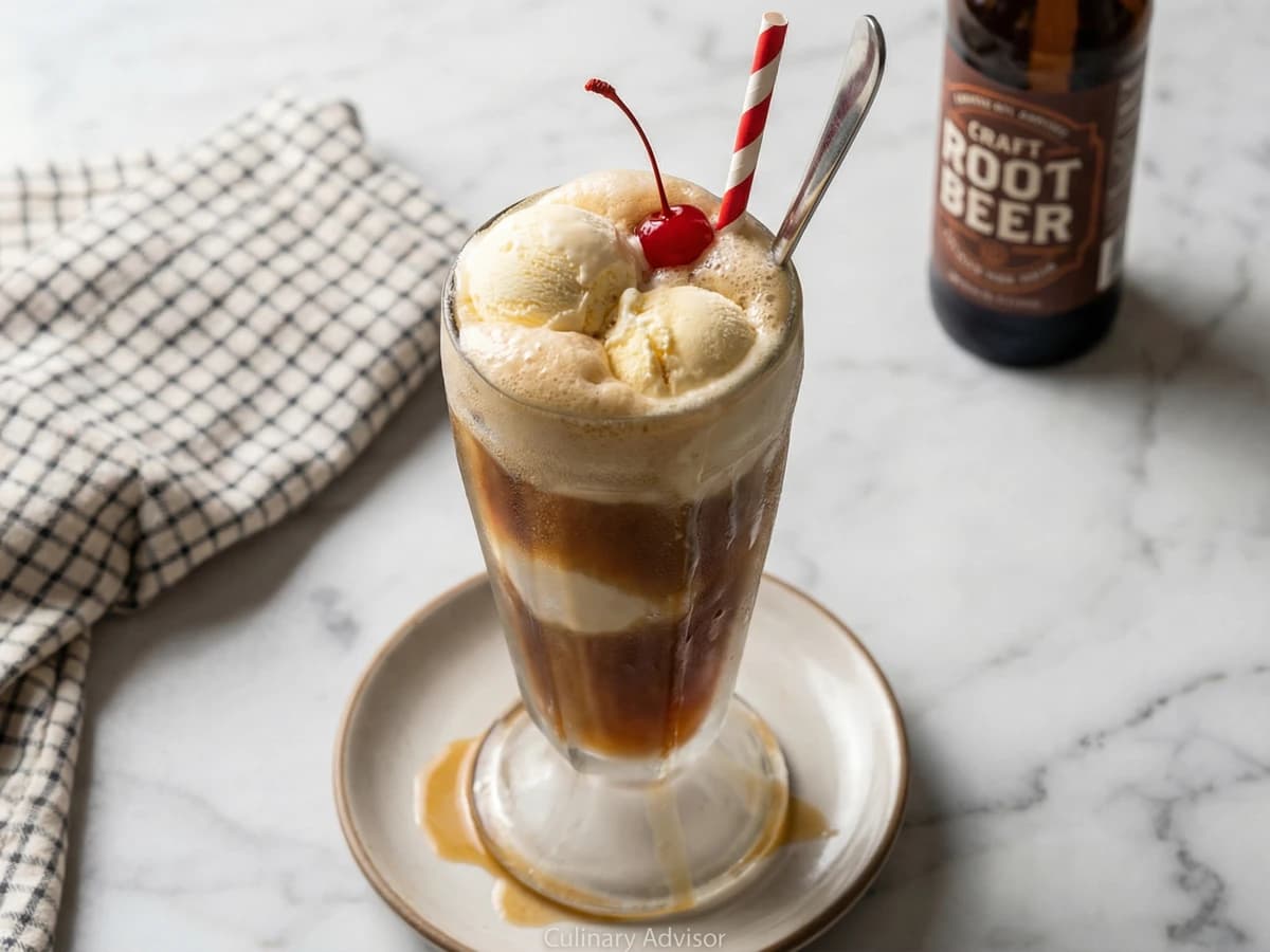Classic Root Beer Float - Chef Dean
