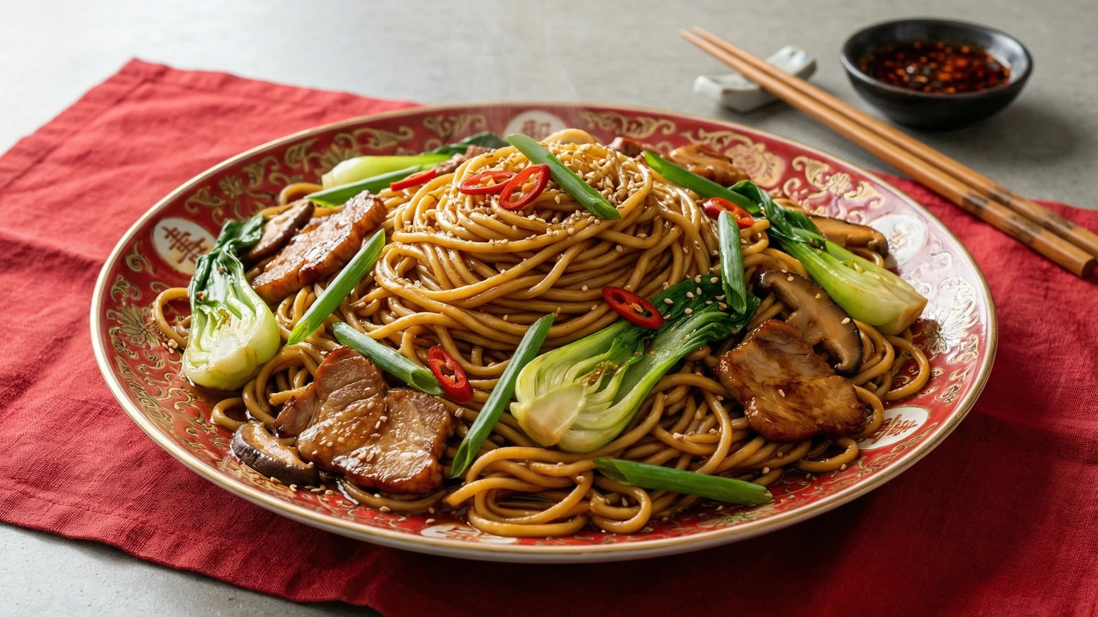 Longevity Noodles (Chang Shou Mian)