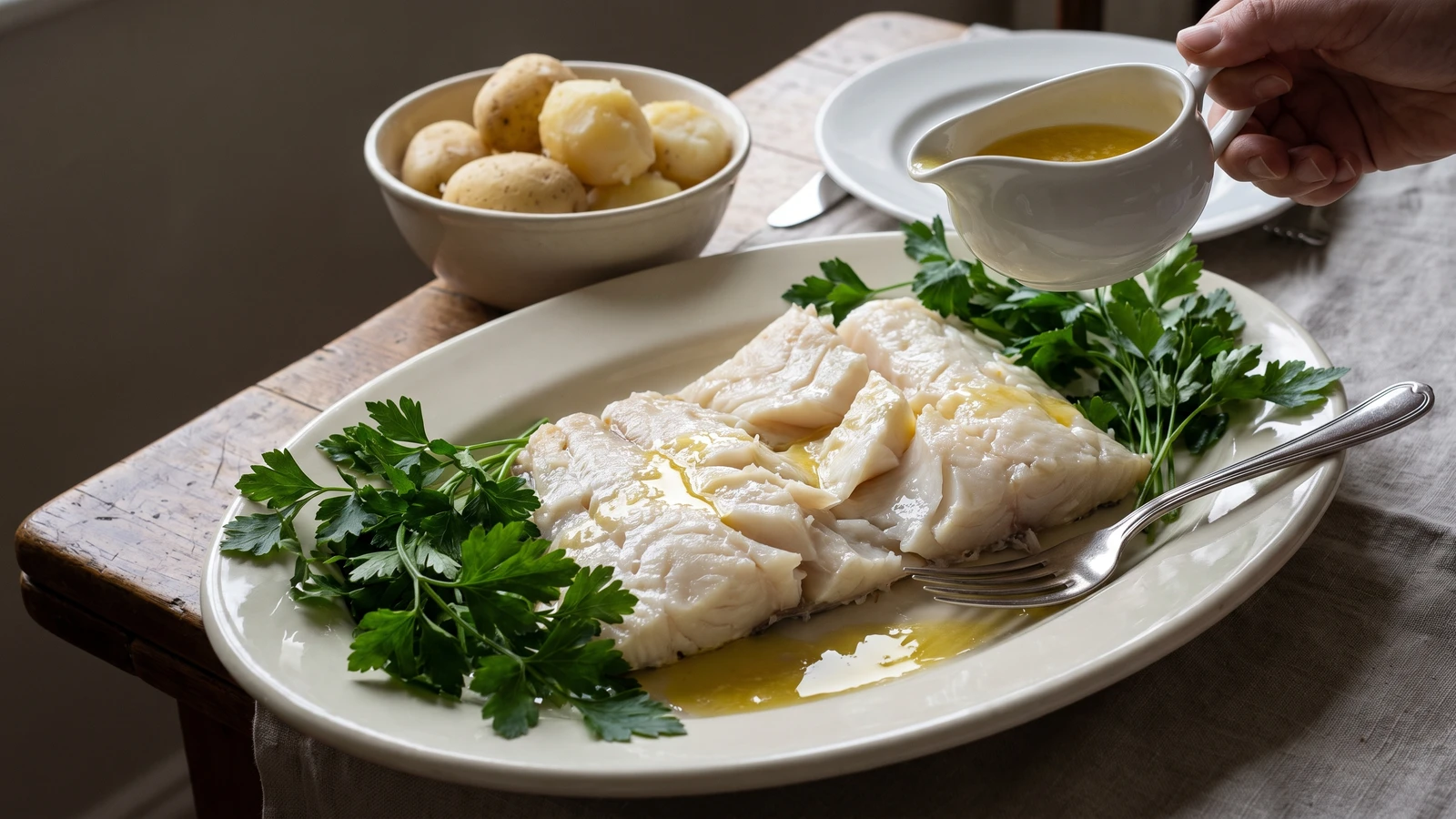 Cabillaud Salé, or Morue à la Hollandaise