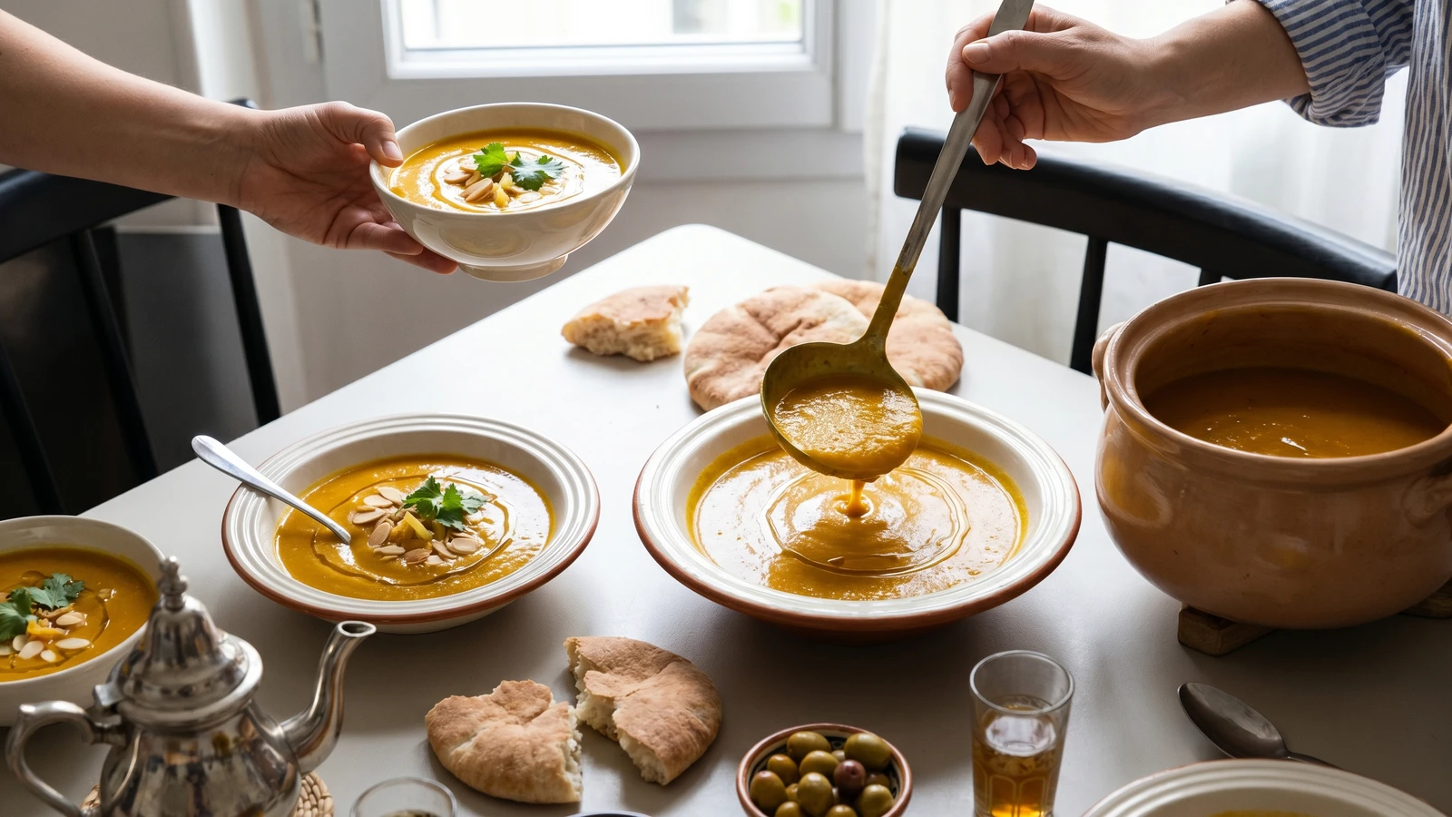 Velouté de Potiron à la Marocaine