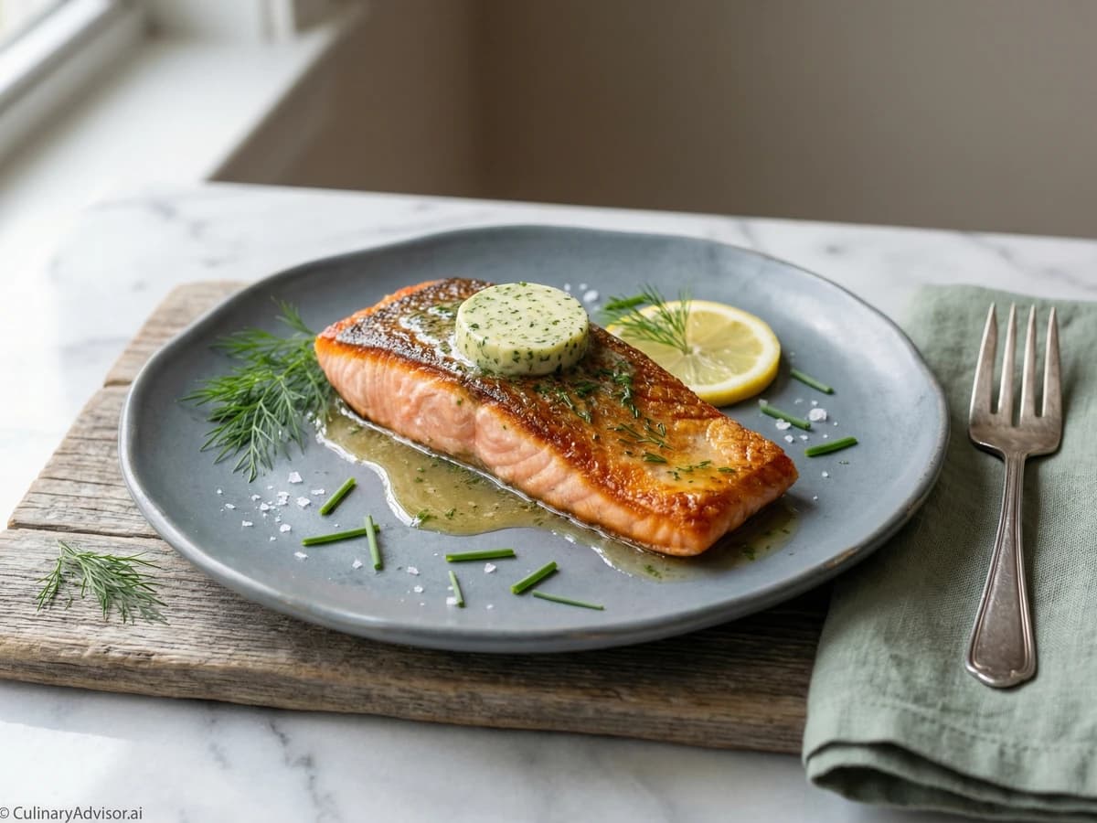 Copper River Salmon with Herb Butter - Chef Dean