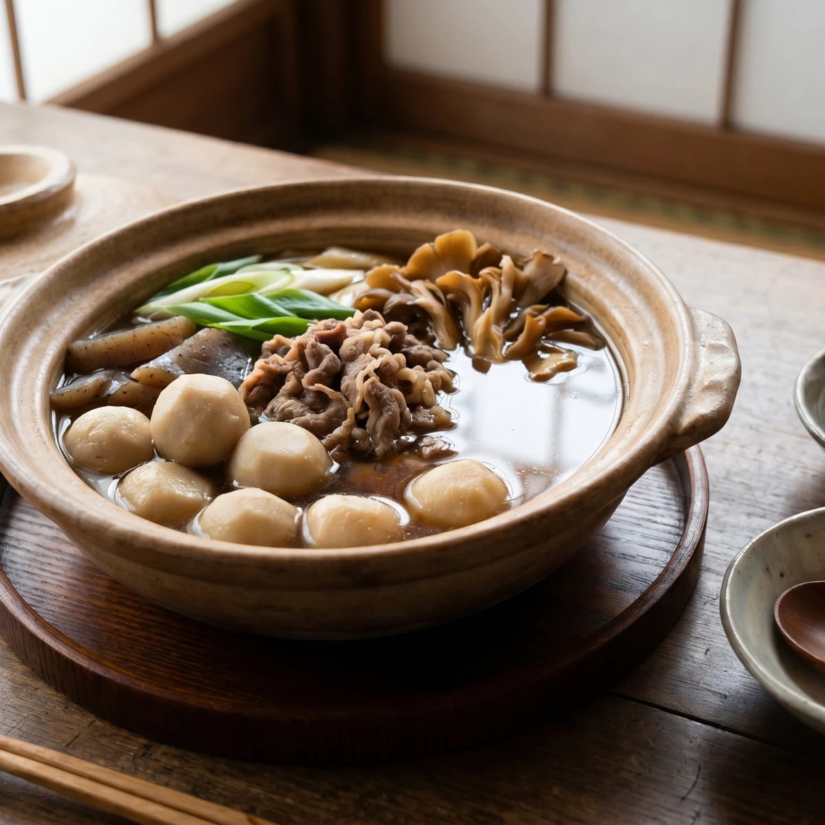 Yamagata Taro Hot Pot (芋煮, Imoni)