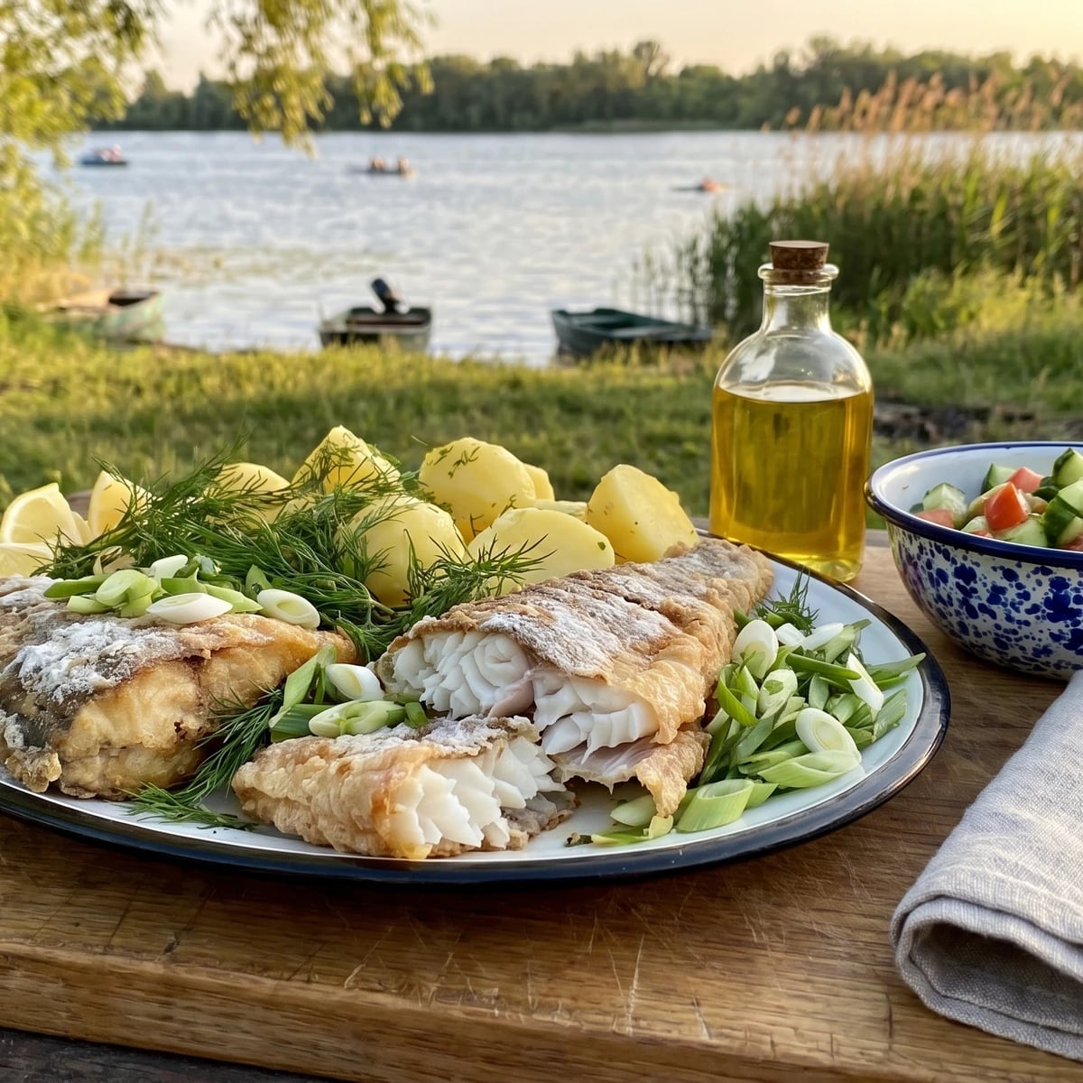 Smazhenyi Sudak (смажений судак, fried zander)