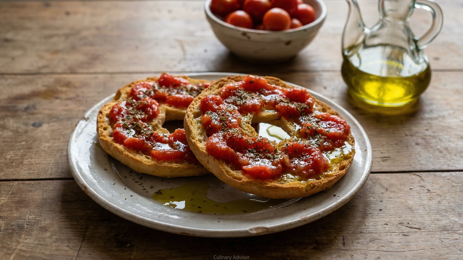 Friselle con Pomodoro e Origano