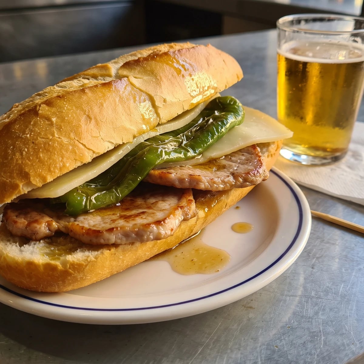 Bocadillo de Lomo Madrileño