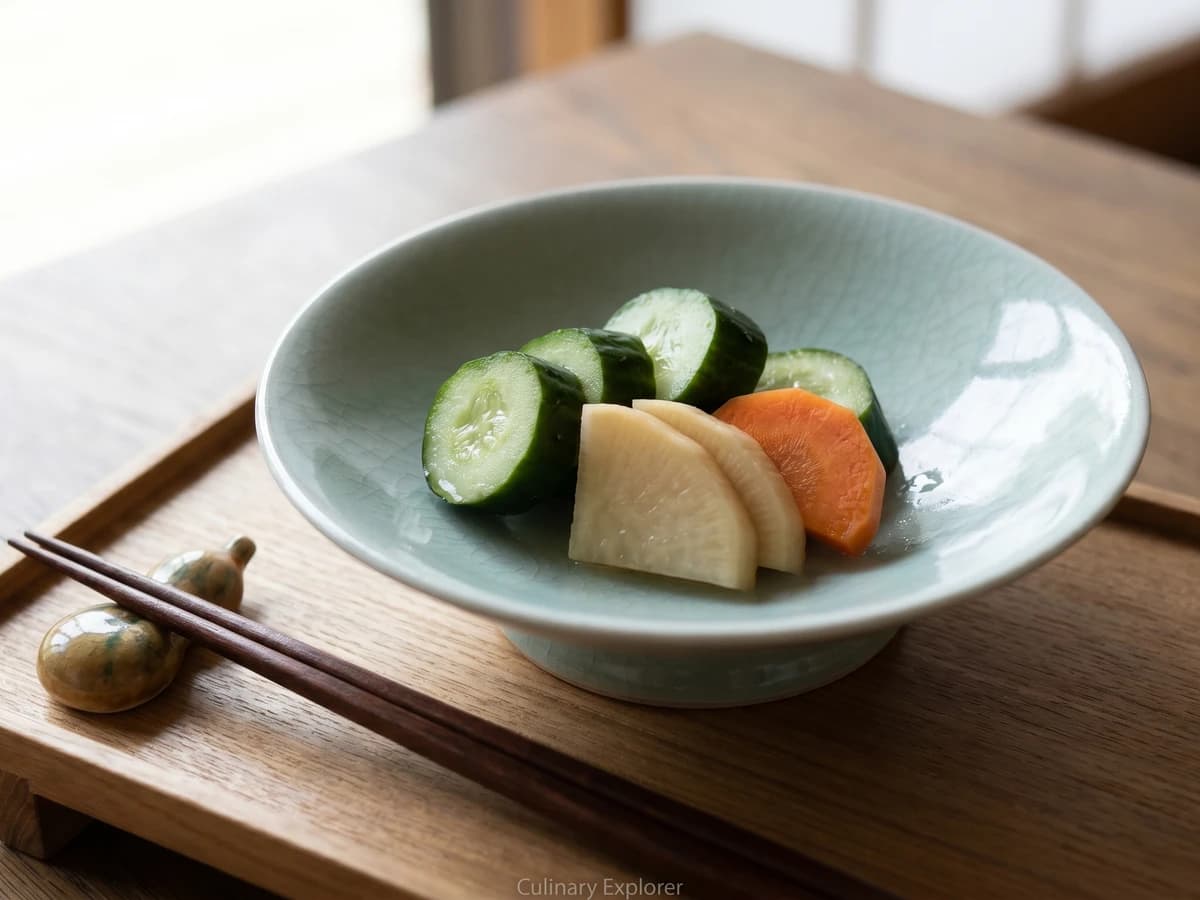 Nukazuke (ぬか漬け, rice-bran pickles)