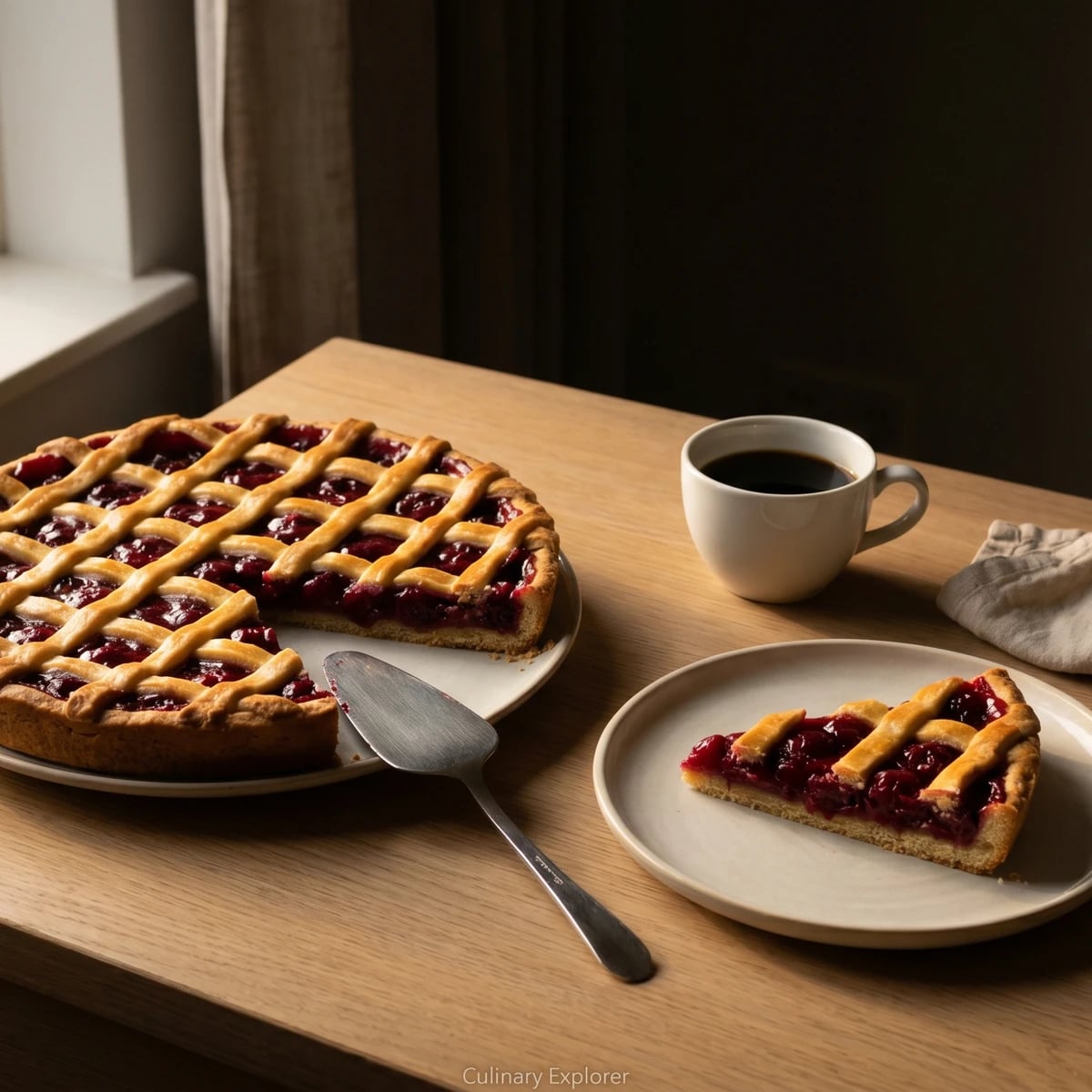 Kersenvlaai (Limburg Cherry Tart)