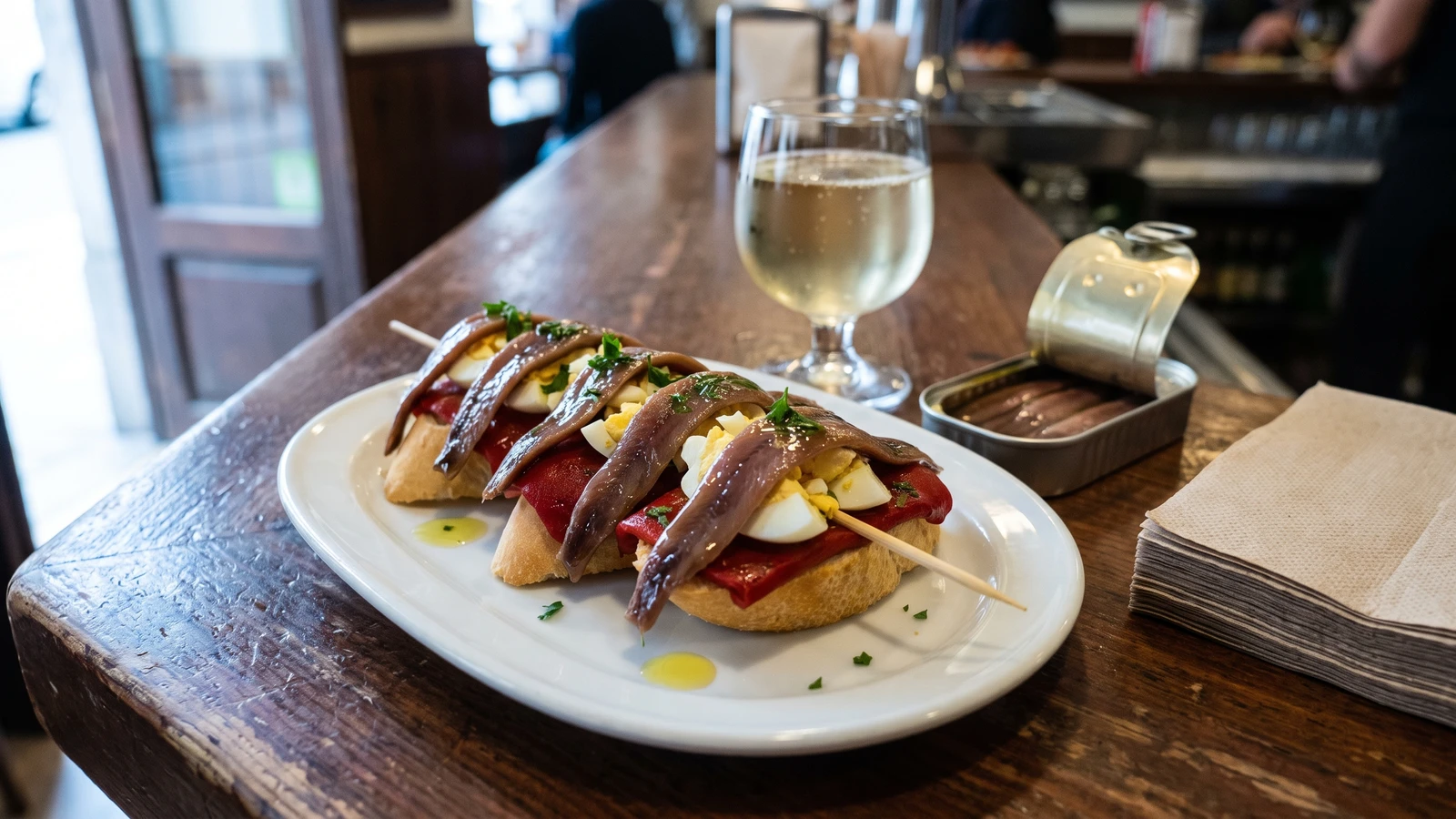 Pintxo de Anchoas del Cantábrico