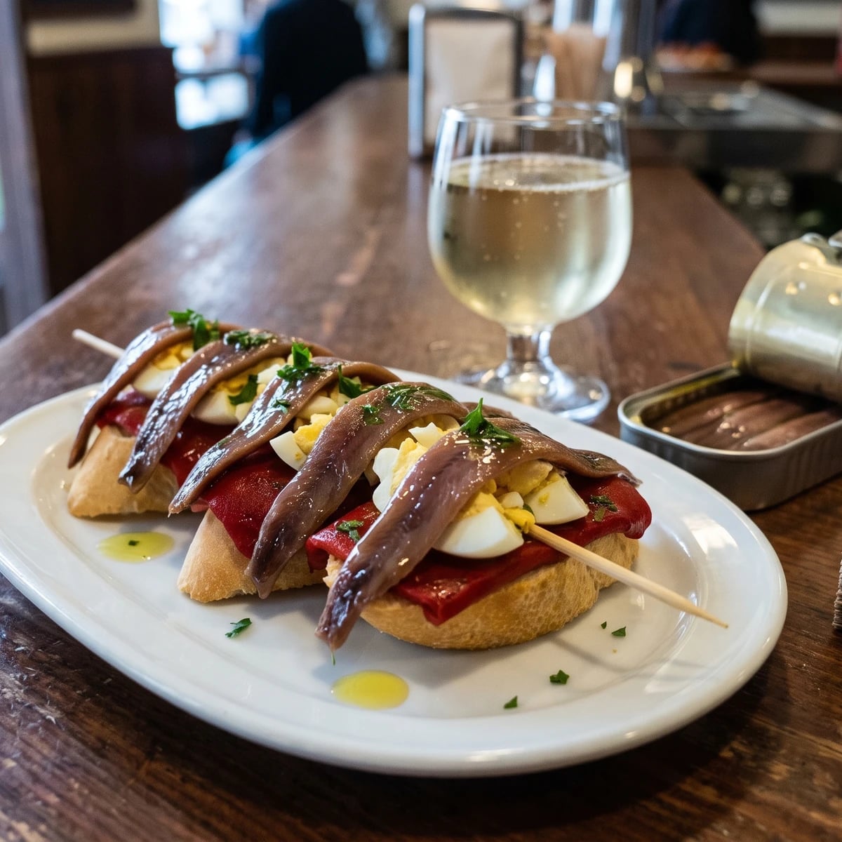 Pintxo de Anchoas del Cantábrico