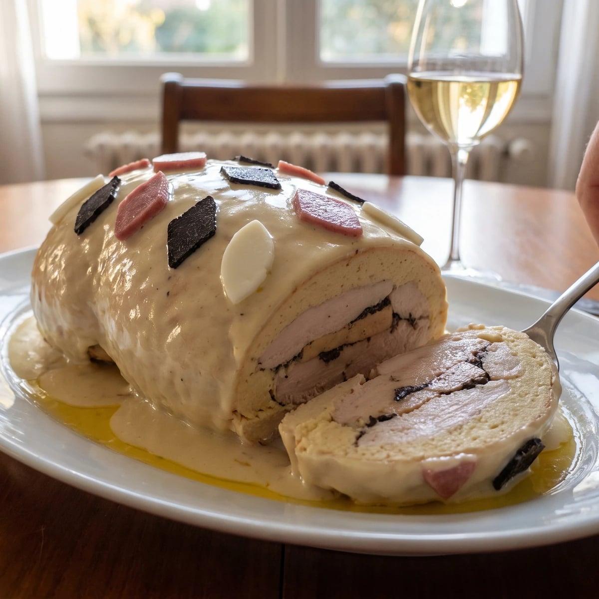 Poularde Soufflée