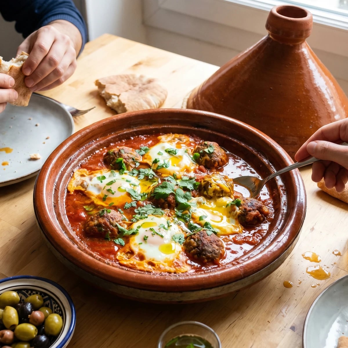 Tagine de Kefta aux Œufs