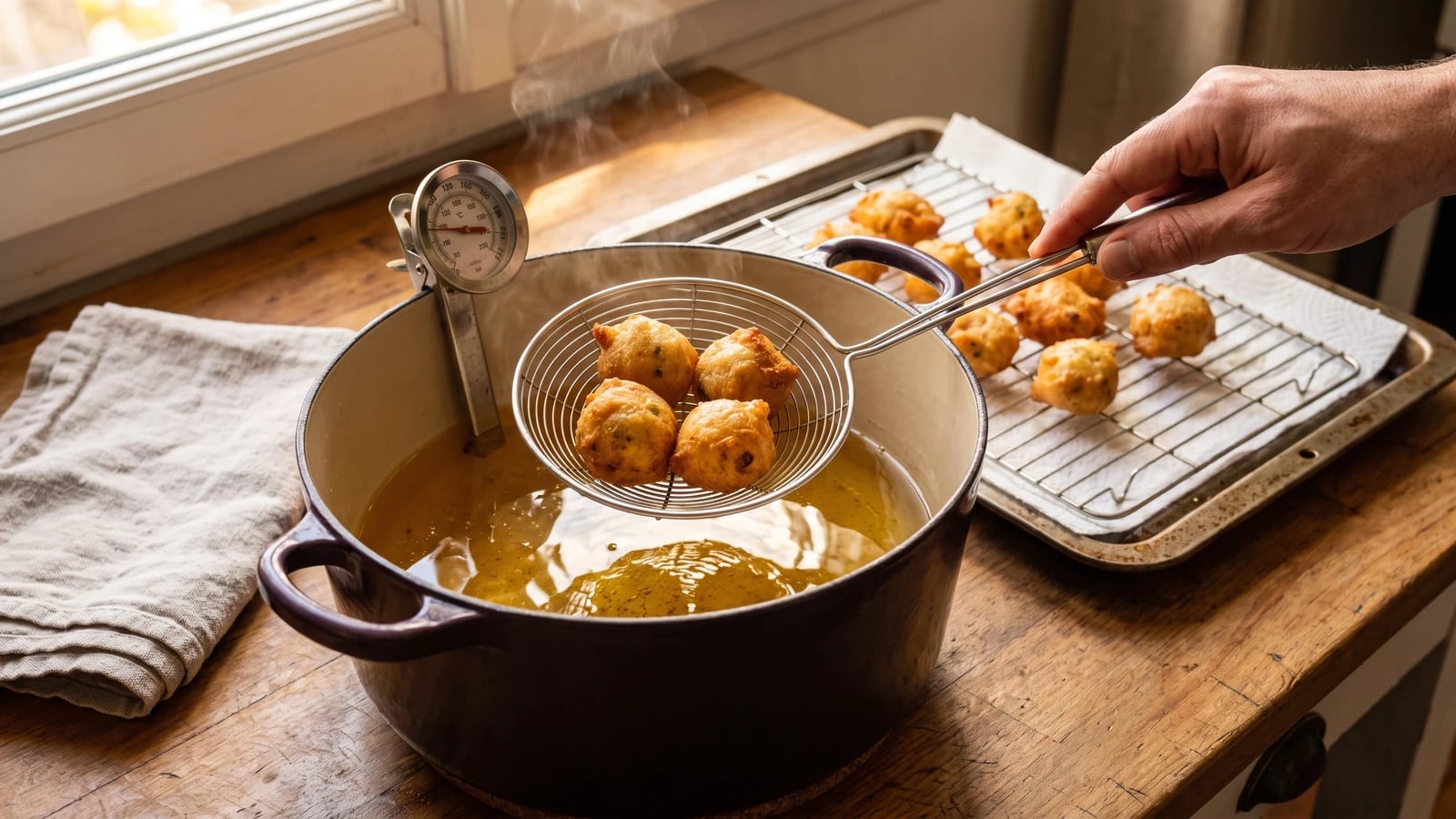 The Quantity of the Frying Medium