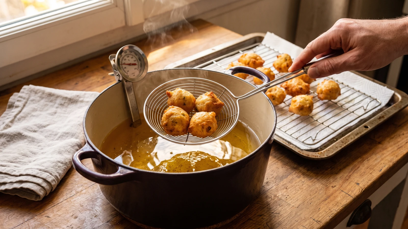 The Quantity of the Frying Medium