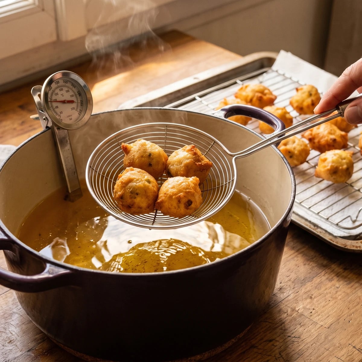The Quantity of the Frying Medium