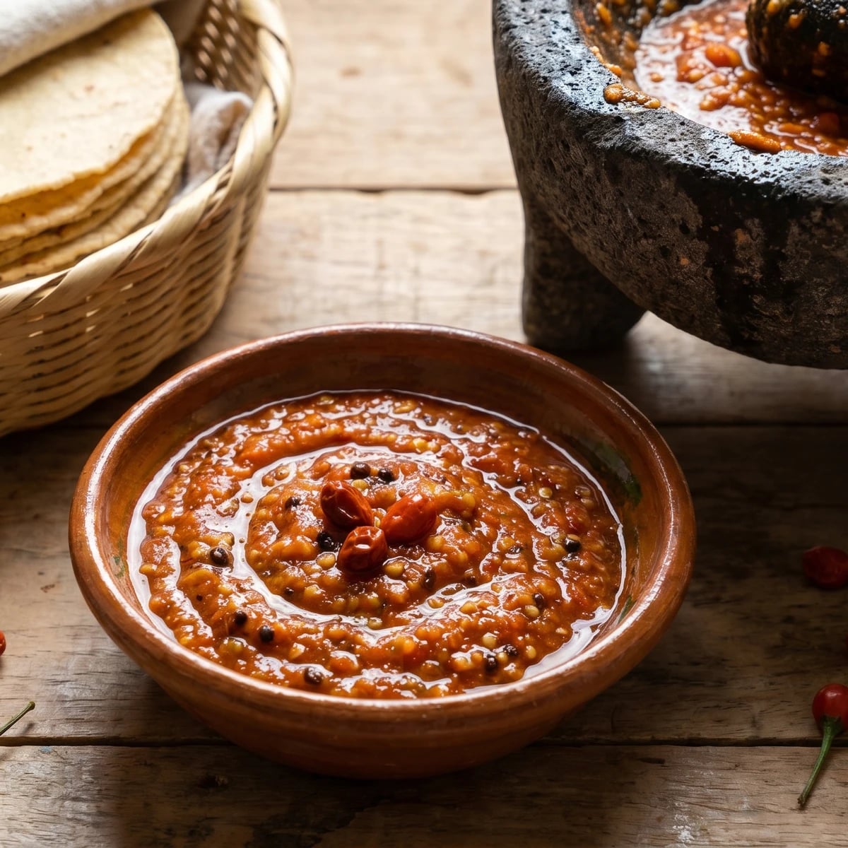 Tihuatlan Wild Chiltepin Salsa (Salsa de Chiltepin Frito)