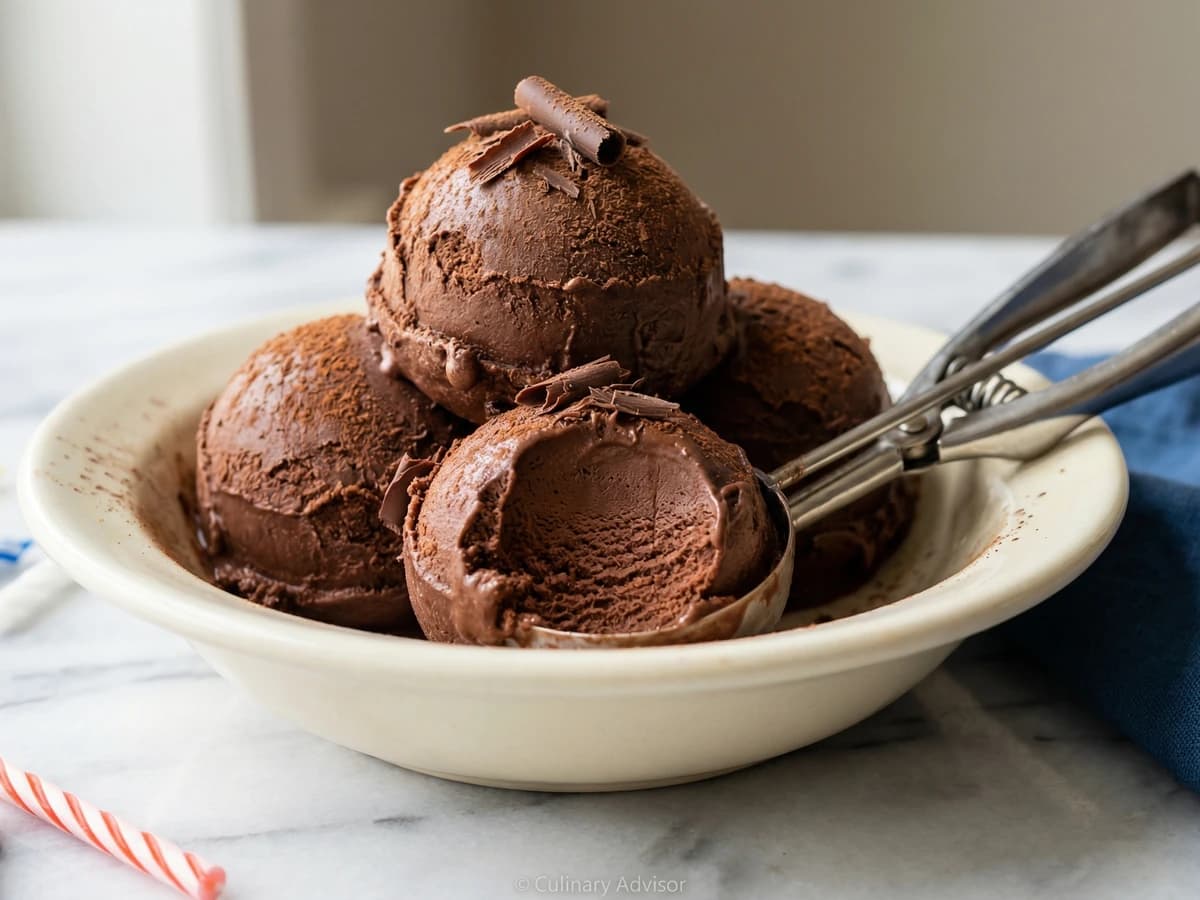 Classic Chocolate Ice Cream - Chef Dean