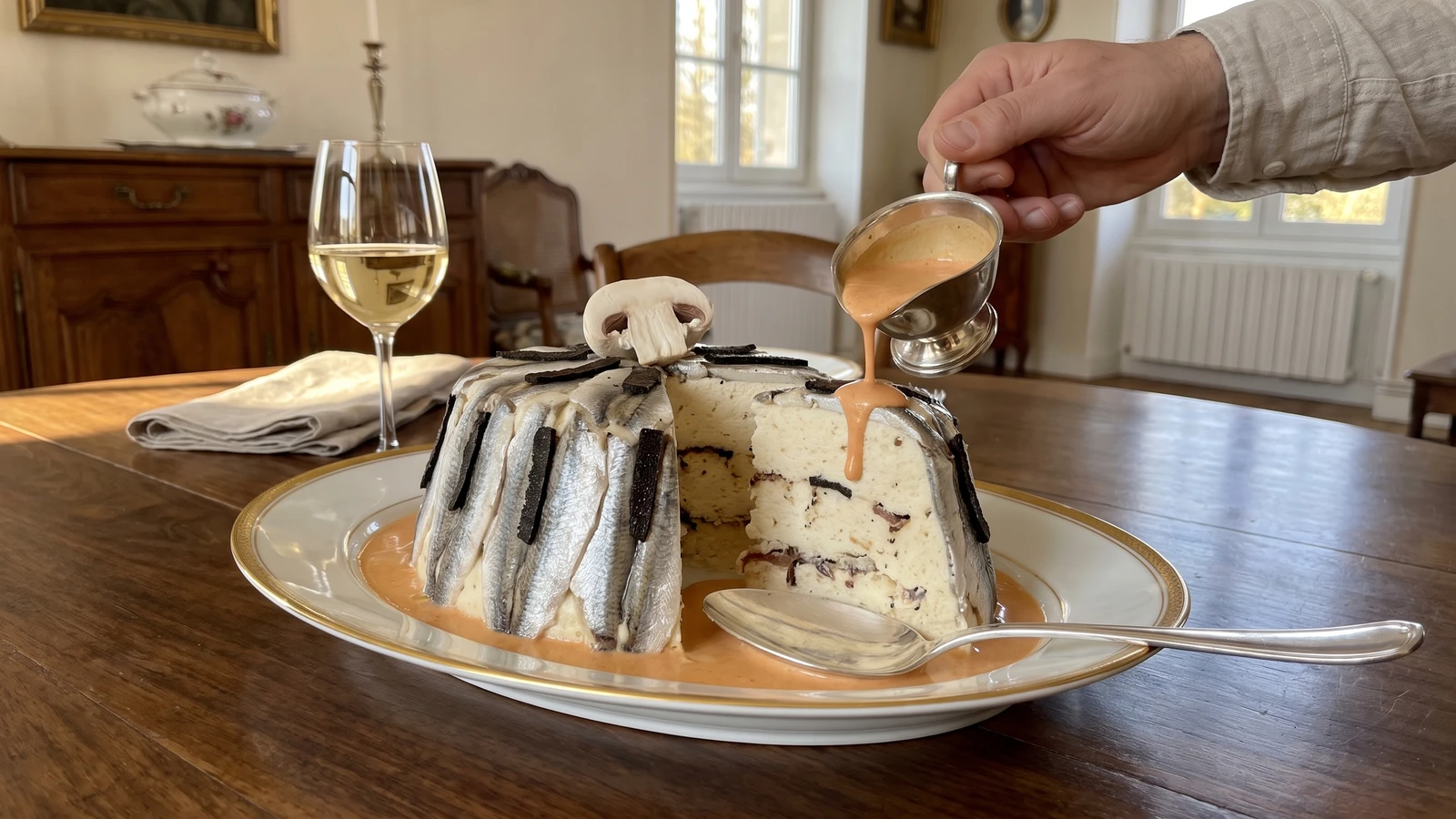 Mousse Chaude d’Éperlans à la Royale