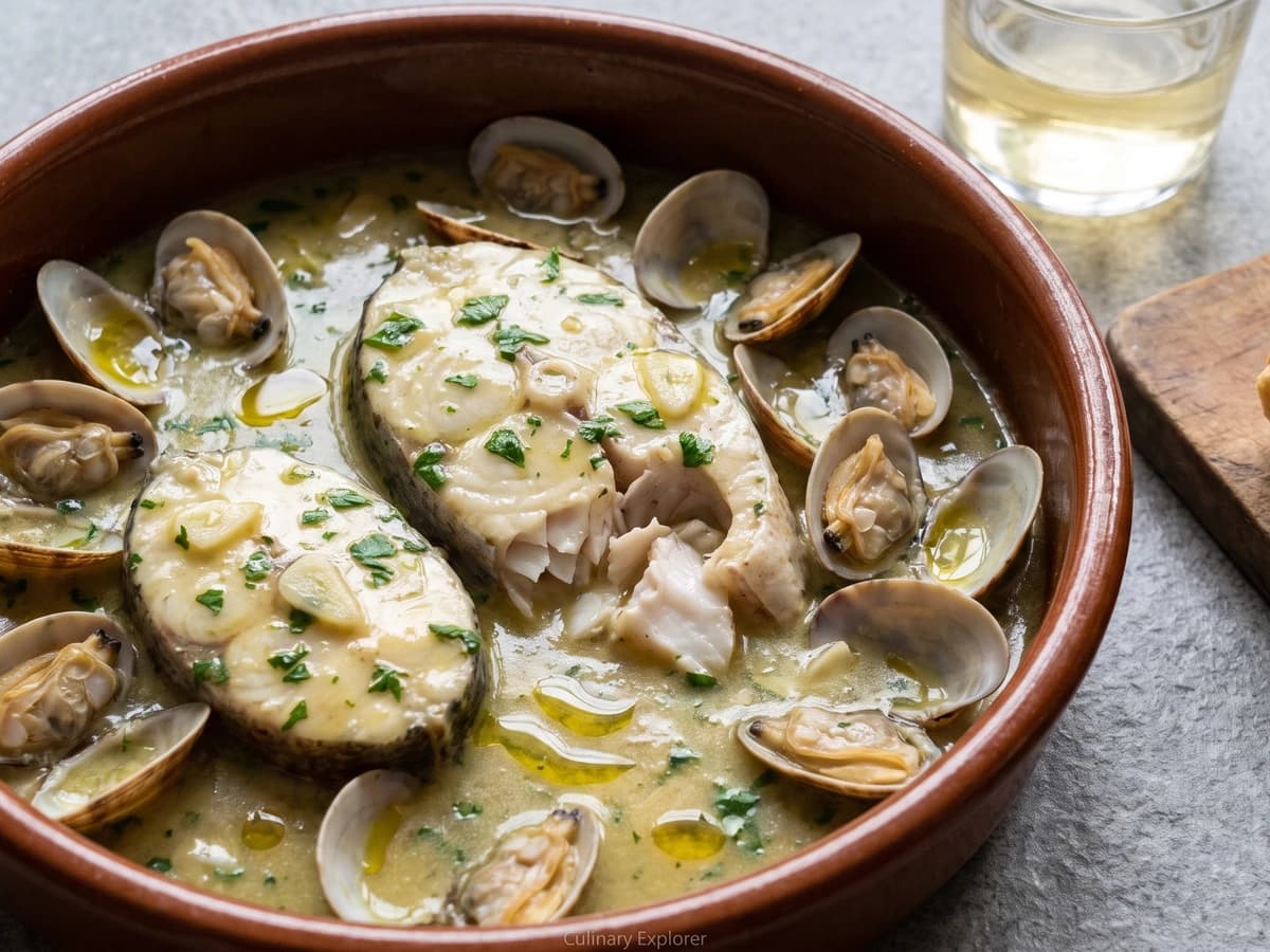 Merluza en Salsa Verde con Almejas - Chef Isabel