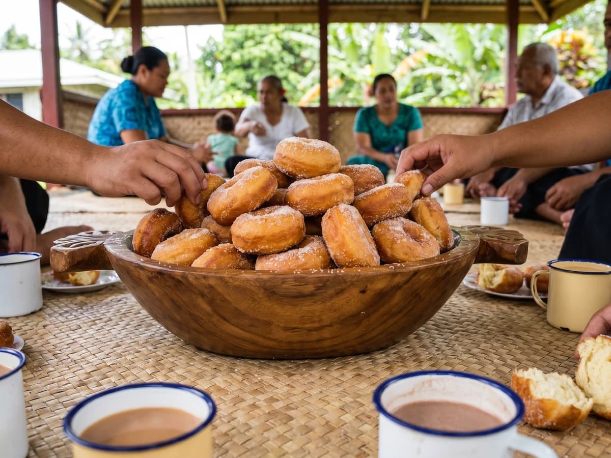 Keke ʻIsite (Tongan Yeast Doughnuts) - Chef Makoa