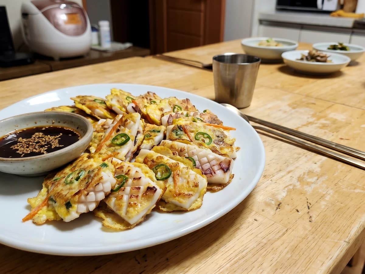 Ojingeo-jeon (Squid Jeon) - Chef Jeong-sun