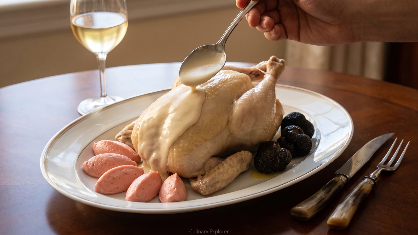 Poularde à la Monte Carlo