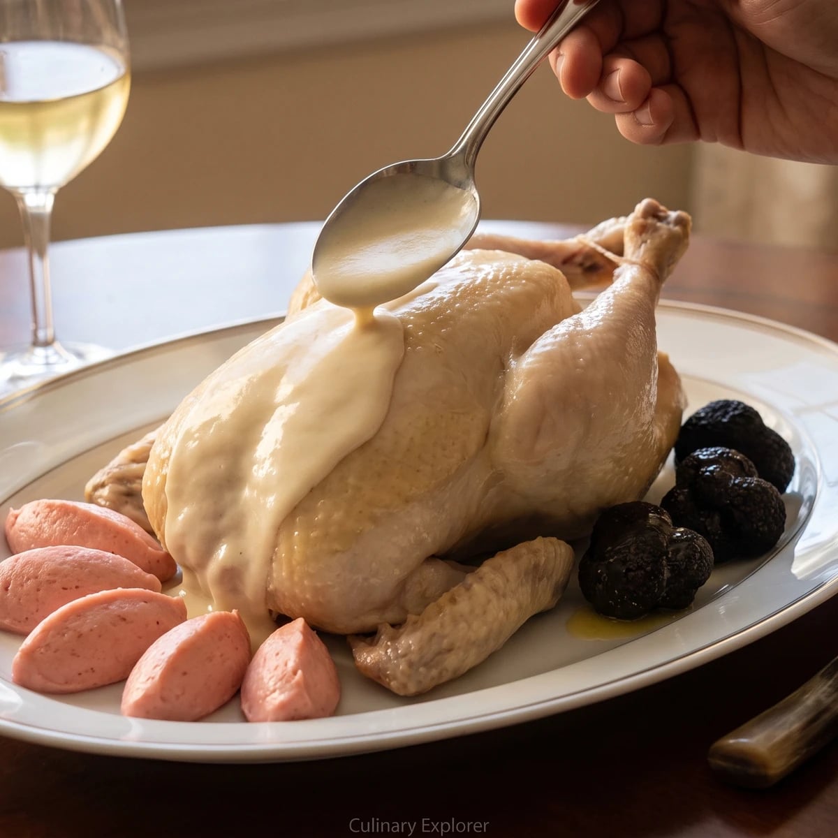 Poularde à la Monte Carlo