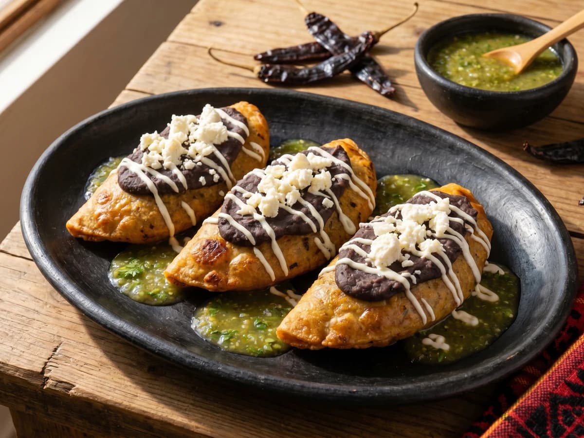 Molotes Oaxaqueños de Papa y Chorizo - Chef Lupita