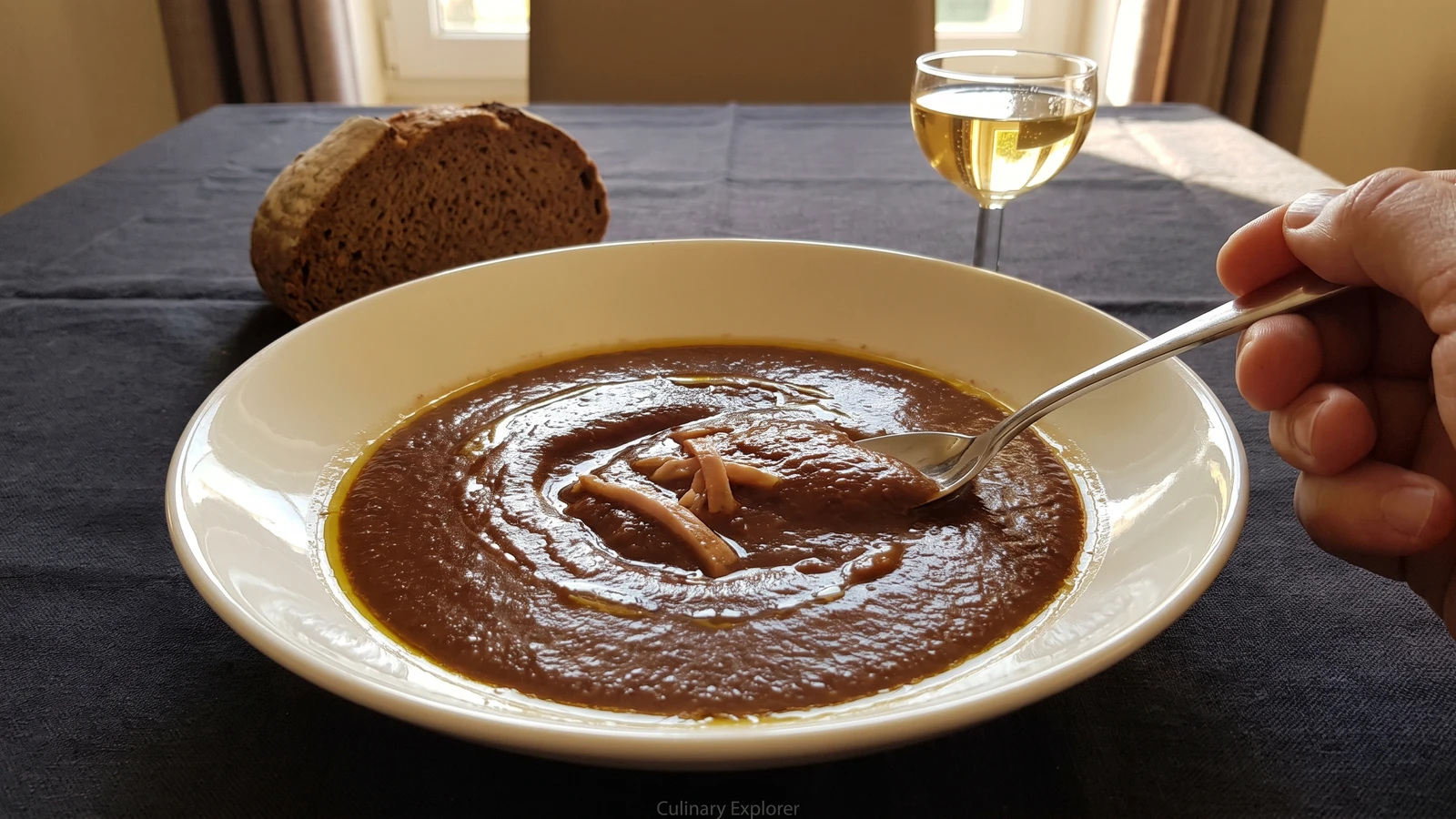 Coulis de Grives au Pain Noir, otherwise à l’Ardennaise