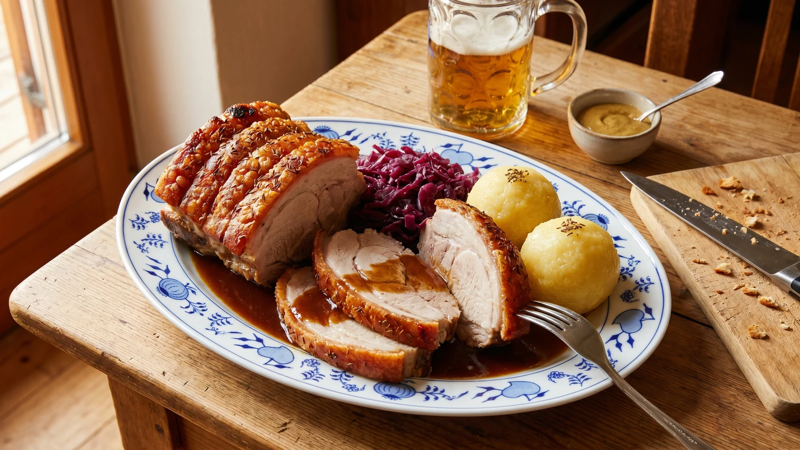 Spanferkelbraten