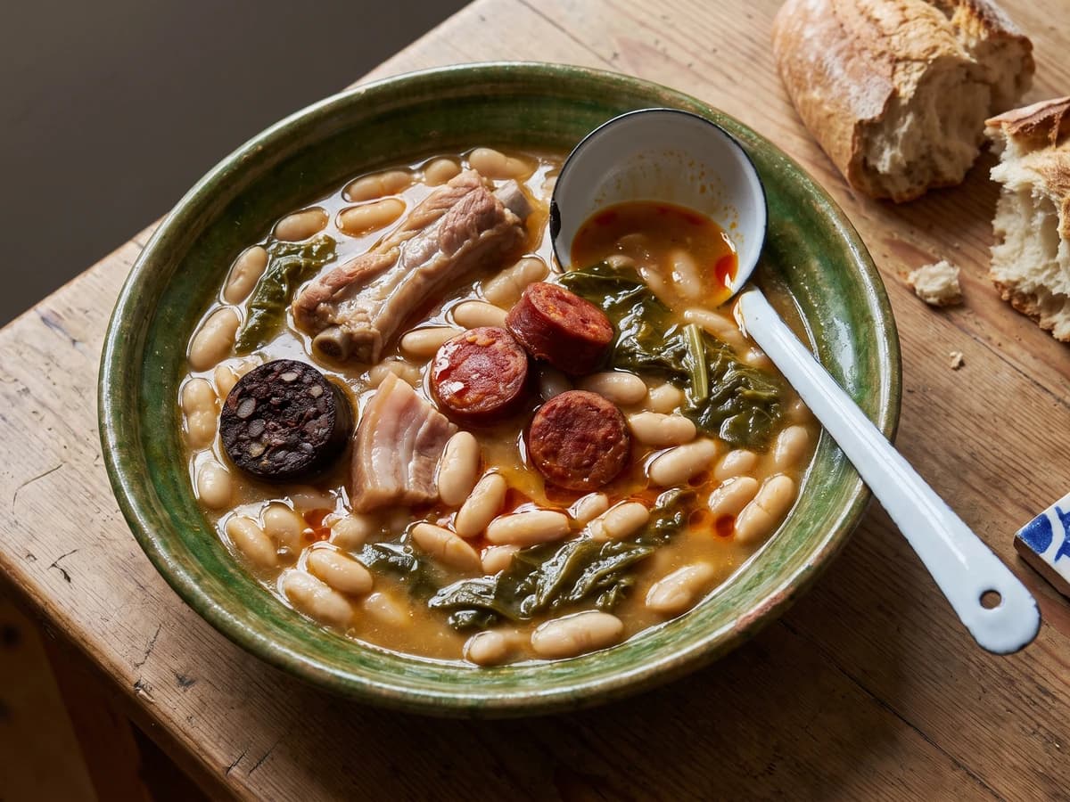 Cocido Montañés (Cantabrian White-Bean Stew) - Chef Isabel