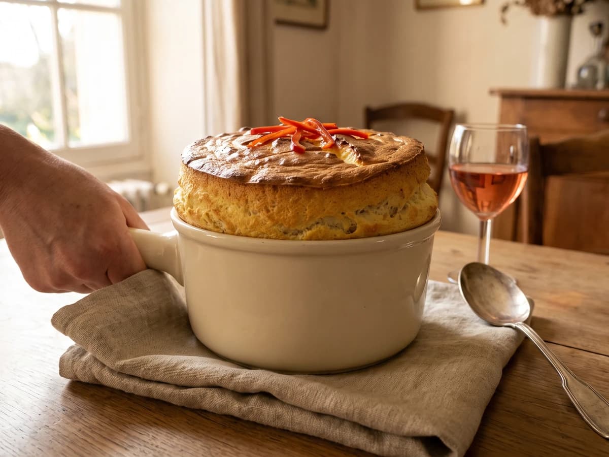 Soufflé de Jambon Carmen - Chef Juliette