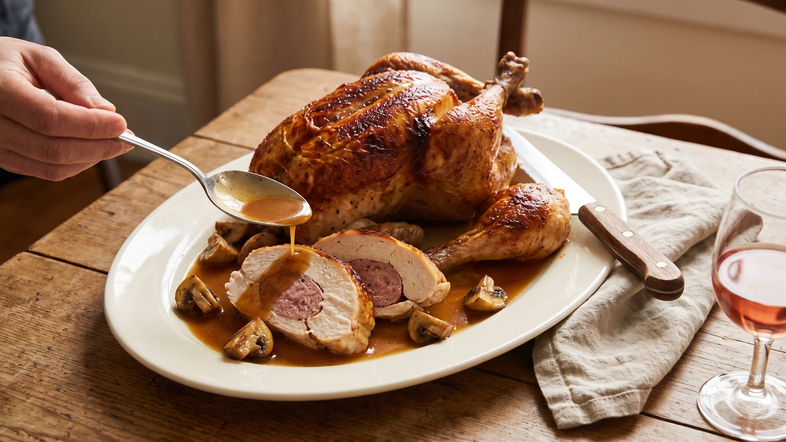 Poulet de Grains à l’Hôtelière