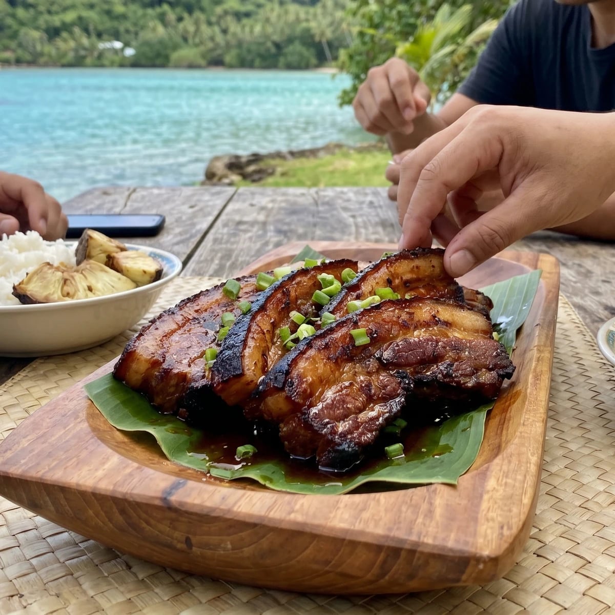 Puaʻa Roti (Tahitian Lacquered Pork)