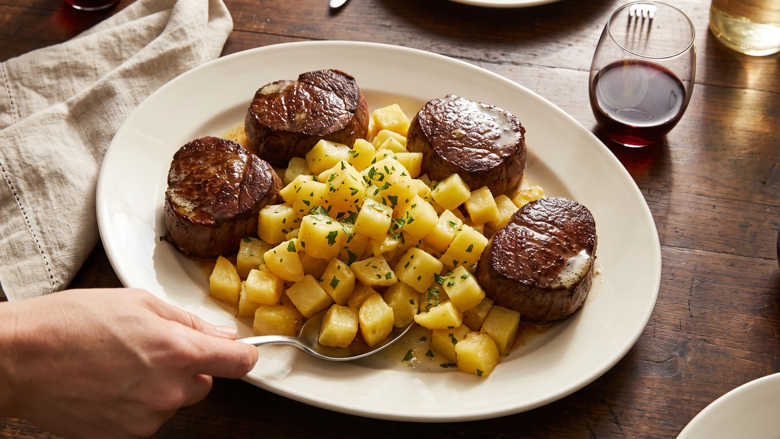 Tournedos Parmentier
