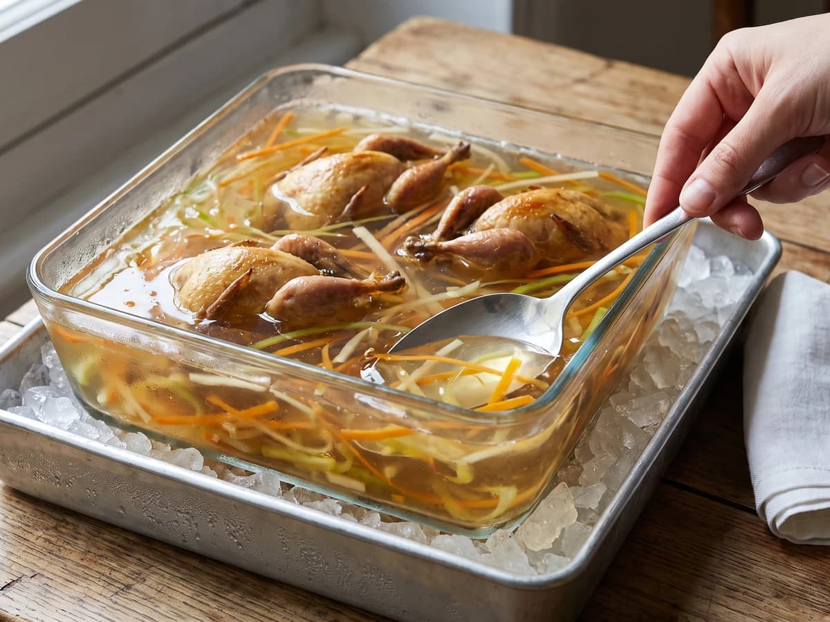 Cailles Richelieu Froides - Chef Juliette