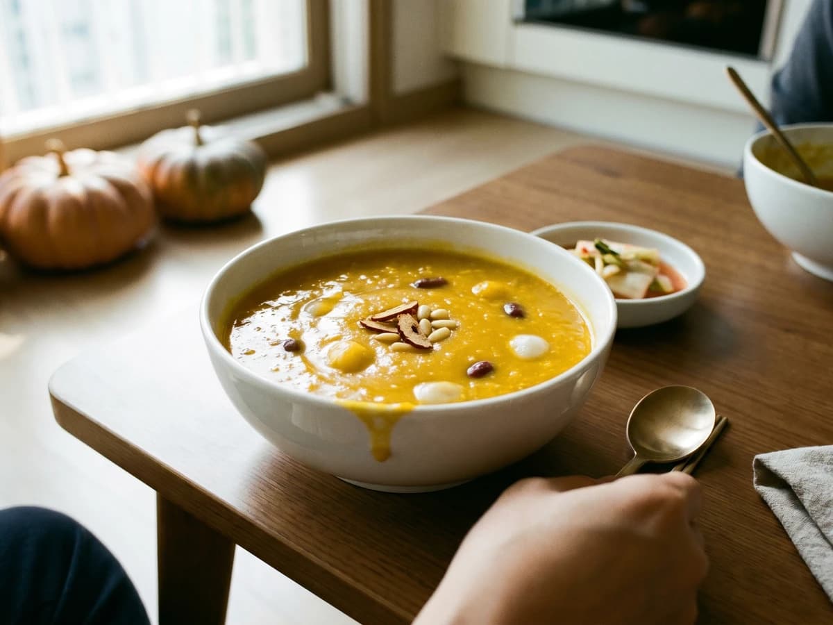 Hobak-juk (Korean Pumpkin Porridge)