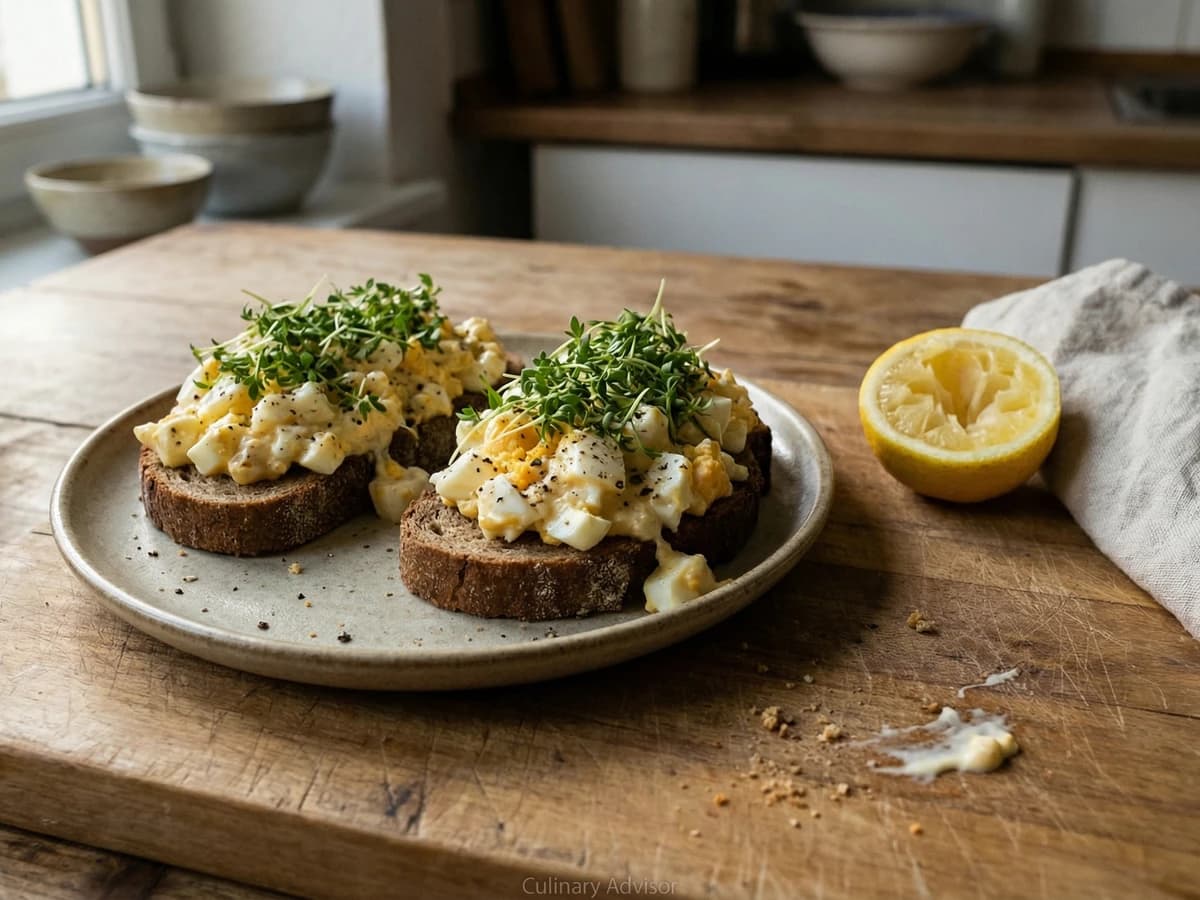 Egg Mayonnaise and Cress - Chef Thomas